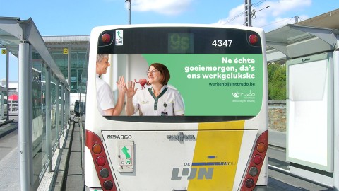 Sint-Trudo reclame op bus