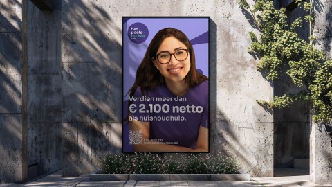 Foto abri campagne Het Poetsbureau